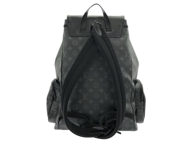 Zaino Trio Louis Vuitton Monogram Eclipse Nero - vista 2