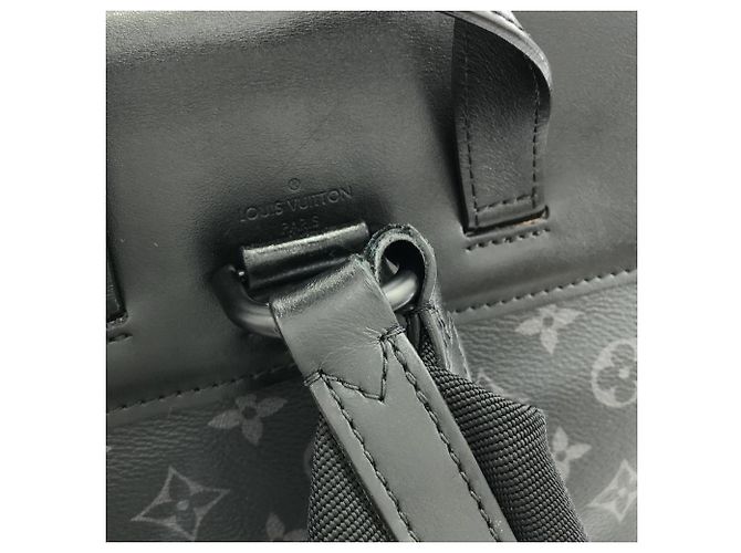 Zaino Trio Louis Vuitton Monogram Eclipse Nero - vista 8