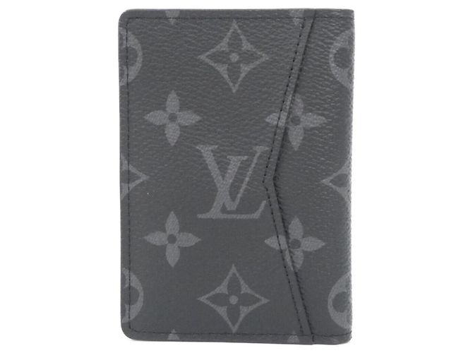 Organizer Portabiglietti Louis Vuitton Monogram Eclipse Nero - vista 2