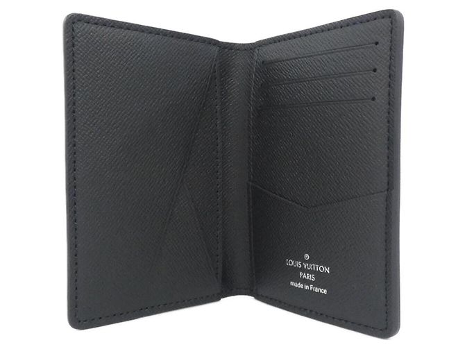 Organizer Portabiglietti Louis Vuitton Monogram Eclipse Nero - vista 3