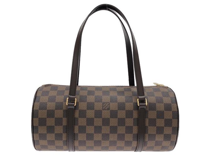 Borsa Louis Vuitton Damier Papillon Marrone - vista 2
