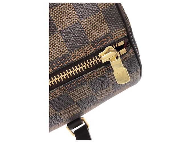 Borsa Louis Vuitton Damier Papillon Marrone - vista 4