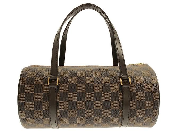 Borsa Louis Vuitton Damier Papillon Marrone - vista 2