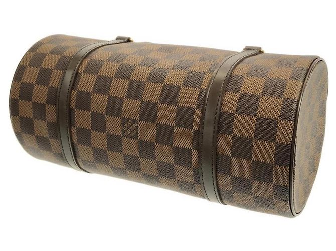Borsa Louis Vuitton Damier Papillon Marrone - vista 3