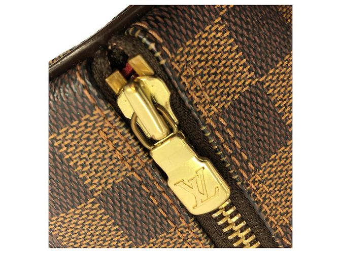 Borsa Louis Vuitton Damier Papillon Marrone - vista 4
