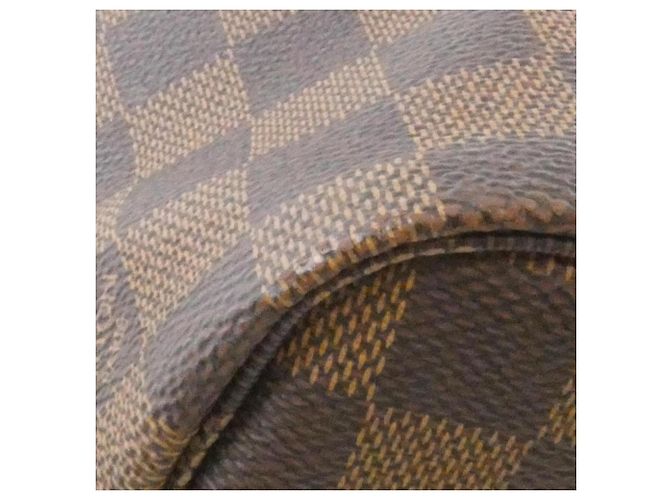 Borsa Louis Vuitton Damier Neverfull PM Marrone - vista 3