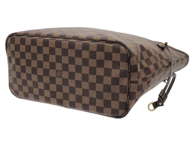 Bolsa Louis Vuitton Damier Neverfull MM Marrom - vista 2