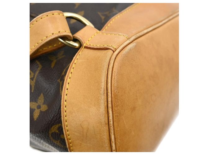Louis Vuitton Vintage Montsouris Monogram Canvas GM Marron - vue 6