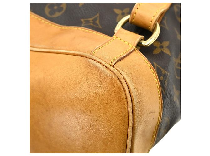 Louis Vuitton Vintage Montsouris Monogram Canvas GM Marron - vue 7