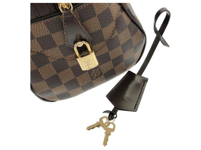 Borsa Louis Vuitton Damier Duomo Marrone - vista 3