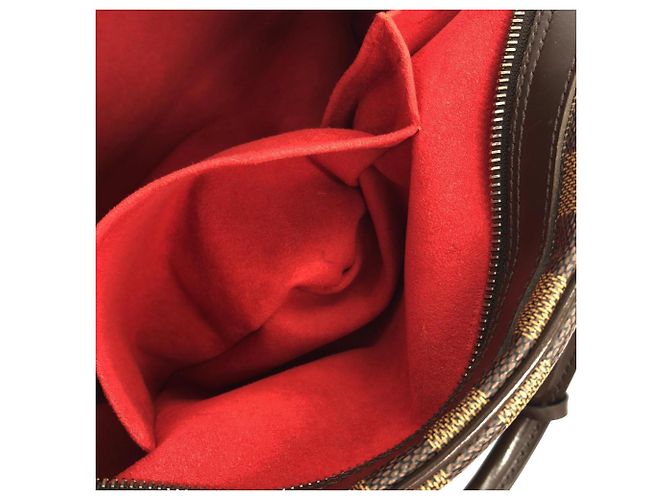Borsa Louis Vuitton Damier Duomo Marrone - vista 9