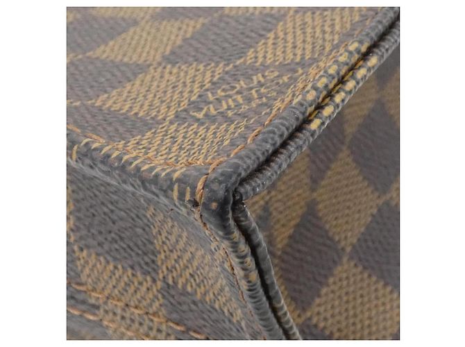 Borsa Louis Vuitton Damier Sac Plat Marrone - vista 2
