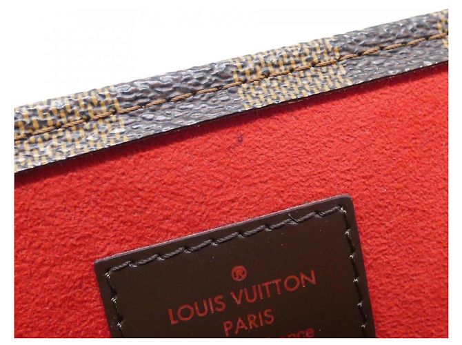 Borsa Louis Vuitton Damier Sac Plat Marrone - vista 7