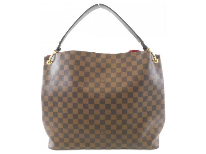 Borsa a tracolla Louis Vuitton Damier Graceful MM N44045 Marrone - vista 2