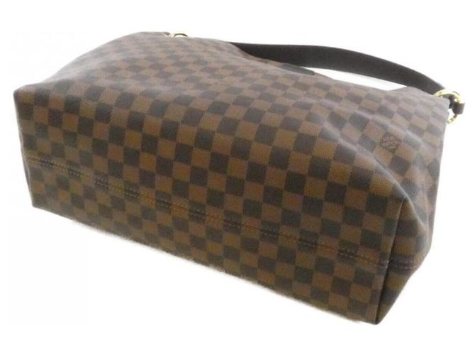 Borsa a tracolla Louis Vuitton Damier Graceful MM N44045 Marrone - vista 3