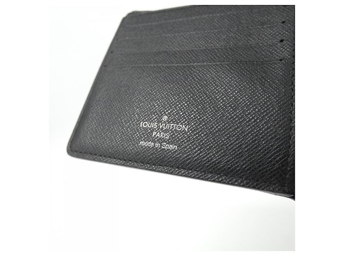 Louis Vuitton Damier Graphite Portefeuille Marco Wallet Grigio antracite Damier ebene - vista 5
