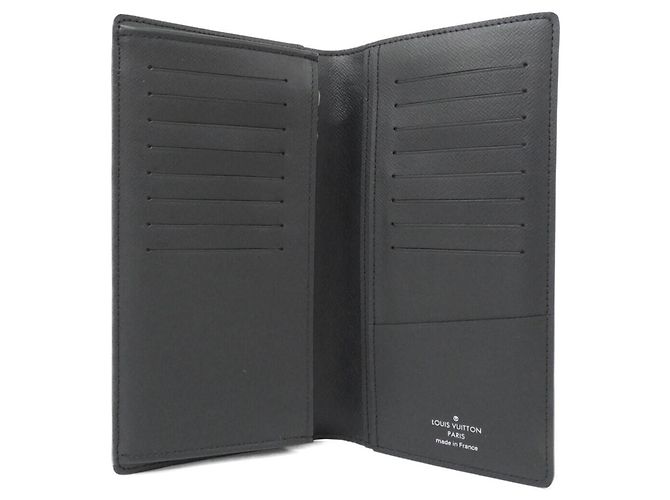 Louis Vuitton Damier Graphite Portefeuille Brazza Wallet Grigio antracite Damier ebene - vista 2