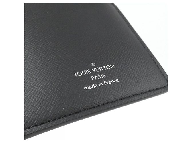 Louis Vuitton Damier Graphite Portefeuille Brazza Wallet Grigio antracite Damier ebene - vista 3