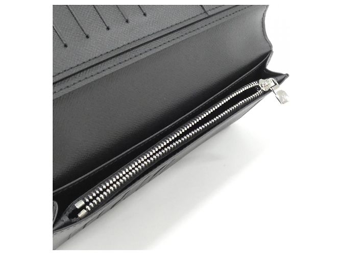 Louis Vuitton Damier Graphite Portefeuille Brazza Wallet Grigio antracite Damier ebene - vista 4