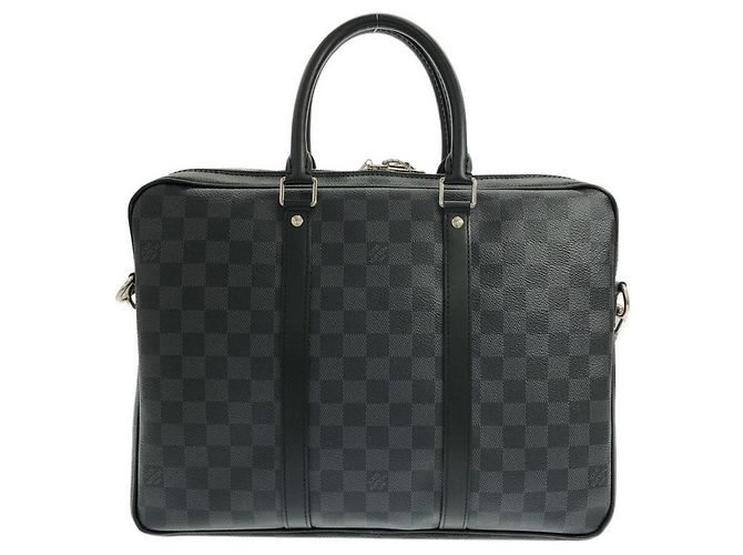 Borsa Louis Vuitton Damier Graphite Grigio antracite Damier ebene - vista 2
