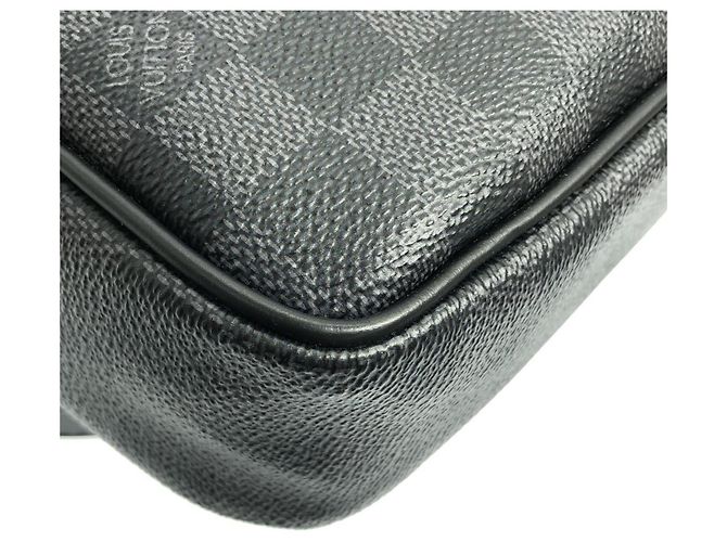 Borsa Louis Vuitton Damier Graphite Grigio antracite Damier ebene - vista 4