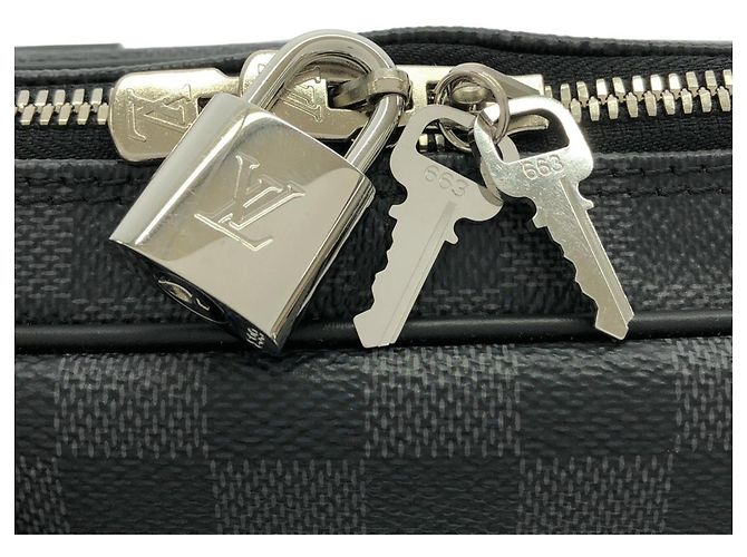 Borsa Louis Vuitton Damier Graphite Grigio antracite Damier ebene - vista 5