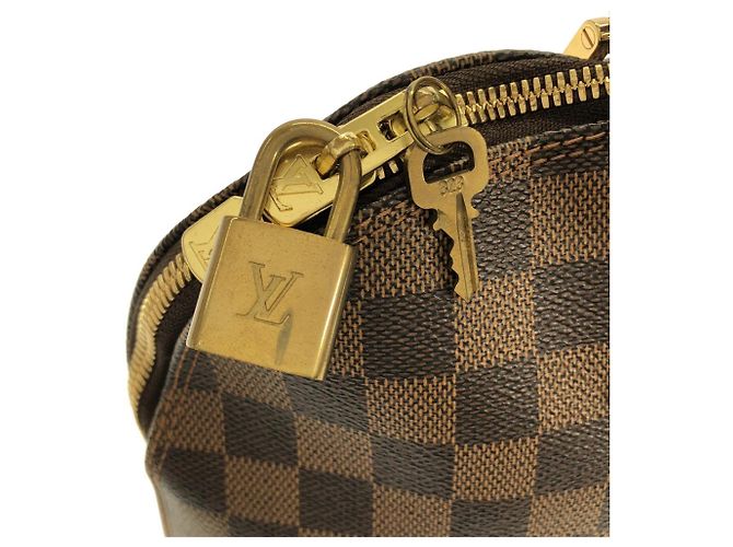 Borsa Louis Vuitton Damier Alma PM Marrone - vista 5