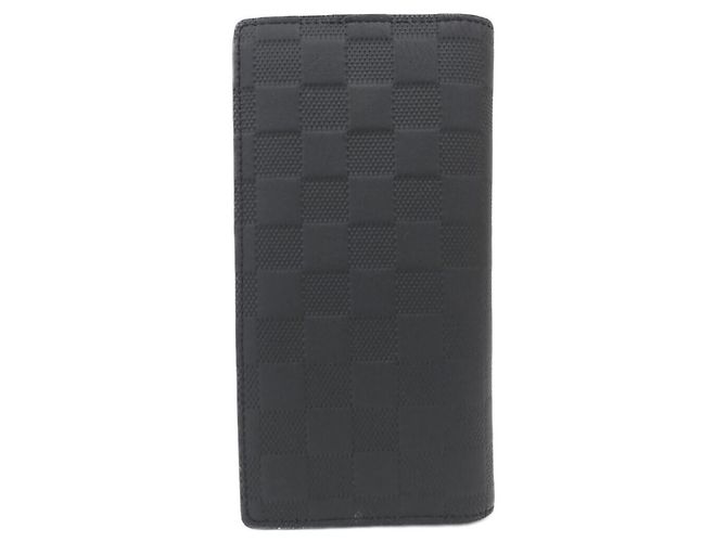 Louis Vuitton Damier Infini Portefeuille Brazza Wallet Nero - vista 2