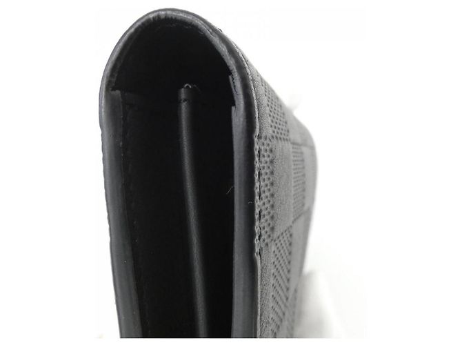 Louis Vuitton Damier Infini Portefeuille Brazza Wallet Nero - vista 3