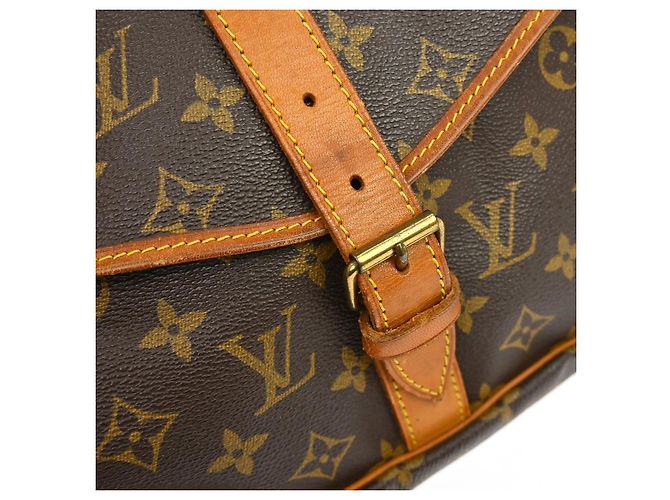 Louis Vuitton Saumur Monogram 35 Marrone - vista 7