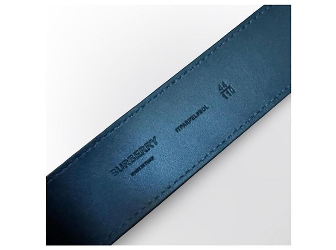 Burberry Ledergürtel mit Karomuster Schwarz - Ansicht 6