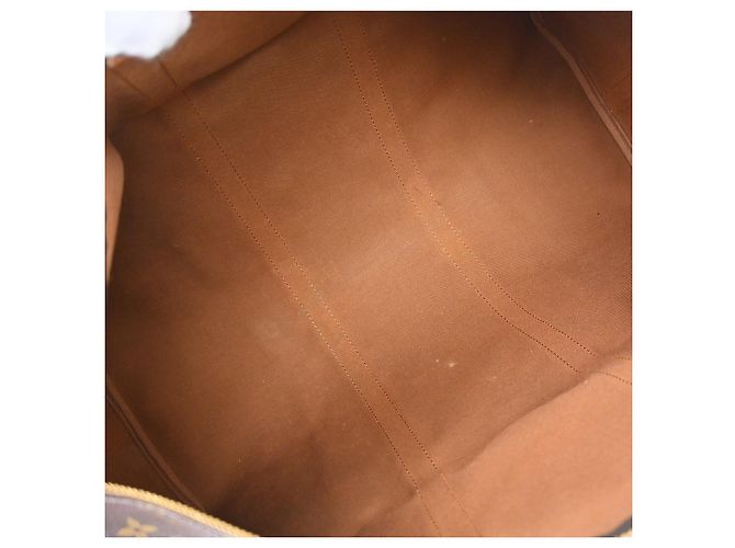 Louis Vuitton Keepall Bandoulière Monogram 50 Marrone - vista 3