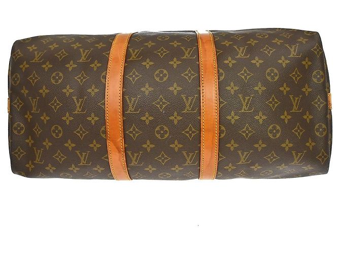 Louis Vuitton Keepall Bandoulière Monogram 50 Marrone - vista 7