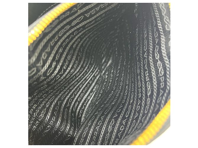 Borsa a mano Prada in pelle Saffiano nera Nero - vista 15