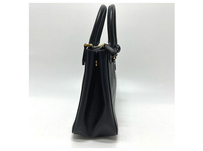 Borsa a mano Prada in pelle Saffiano nera Nero - vista 3