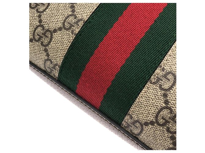 Borsa a tracolla Gucci Ophidia Marrone Beige - vista 5