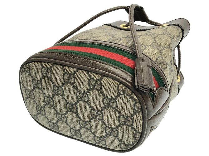 Borsa a tracolla Gucci Ophidia Marrone Beige - vista 3