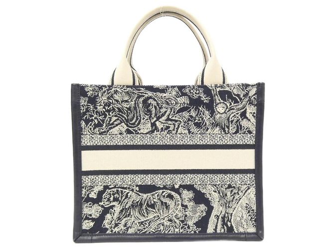 Christian Dior REVERSE TOILE DE JOUY Book Tote Small - vista 2