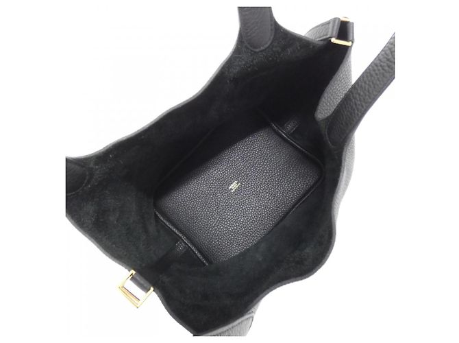 Hermès Bolsa Hermes Picotin Lock MM Preto - vista 7