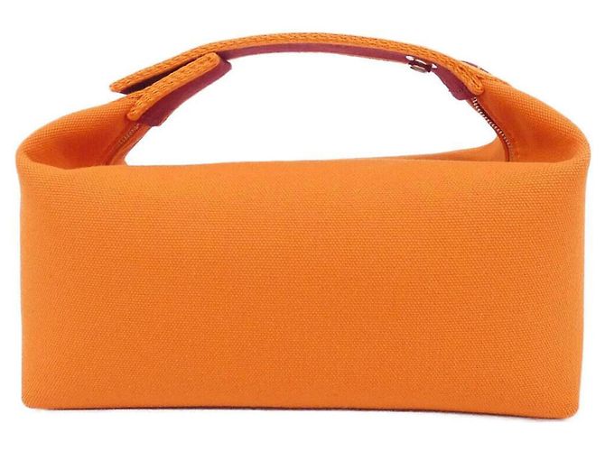 Hermès Borsa pouch Hermes Bride à Black PM 103222M Rosso Arancione - vista 2