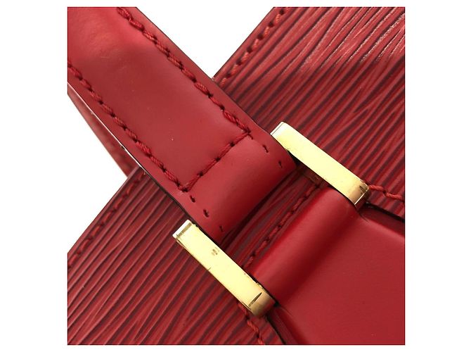Borsa a tracolla Louis Vuitton Epi Duplex M52427 Rosso - vista 5