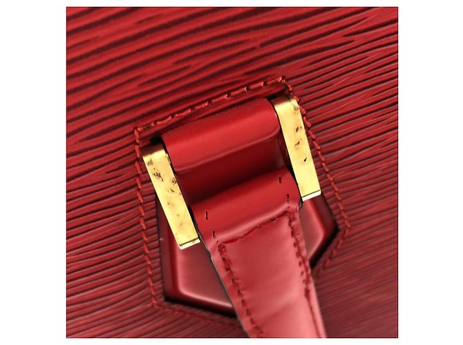 Borsa a tracolla Louis Vuitton Epi Duplex M52427 Rosso - vista 7