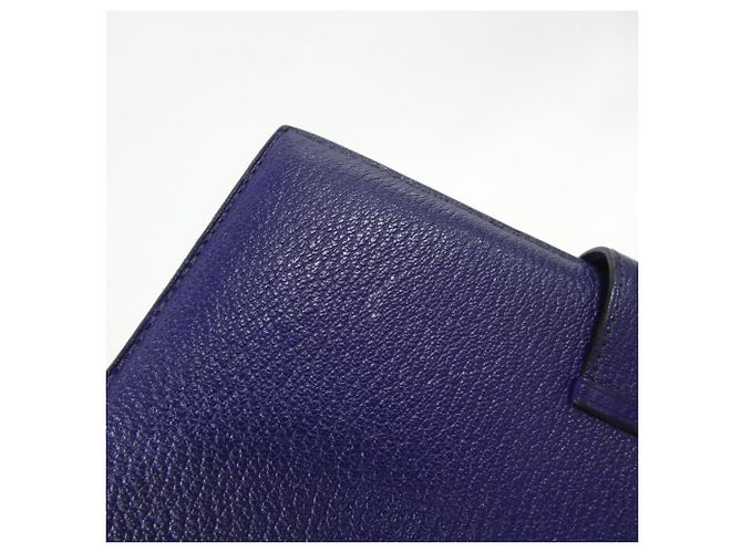 Hermès Cartera Hermes Bearn Soufflé Azul - vista 3