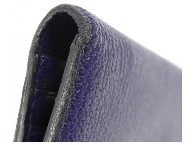 Hermès Cartera Hermes Bearn Soufflé Azul - vista 5