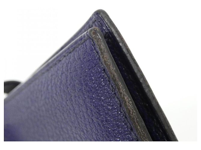 Hermès Cartera Hermes Bearn Soufflé Azul - vista 6
