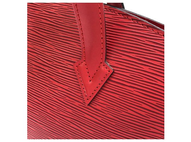 Borsa Louis Vuitton Epi Saint Jacques Rosso - vista 6