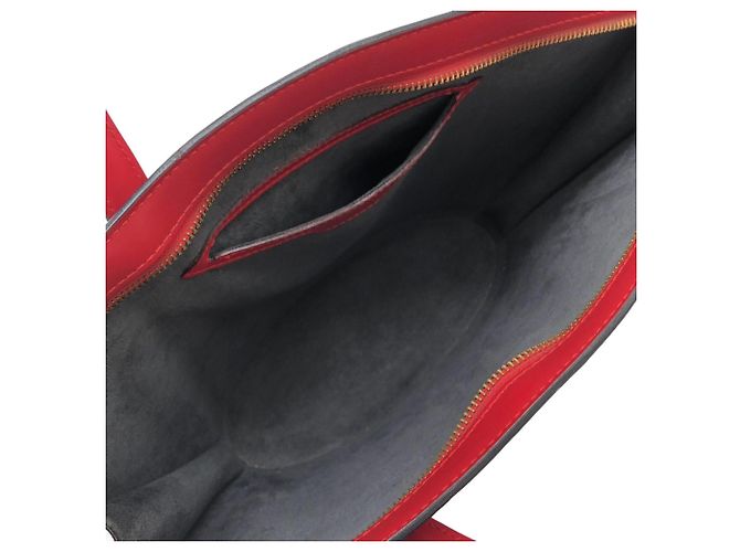 Borsa Louis Vuitton Epi Saint Jacques Rosso - vista 8