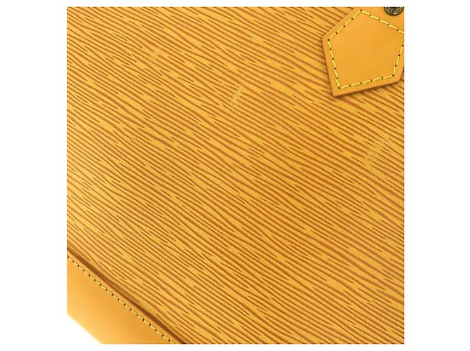 Sac à main Louis Vuitton Epi Alma PM Jaune - vue 7