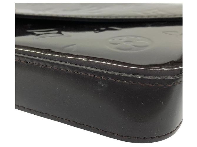 Borsa a tracolla Louis Vuitton Vernis Pochette Felicie Bordò - vista 3