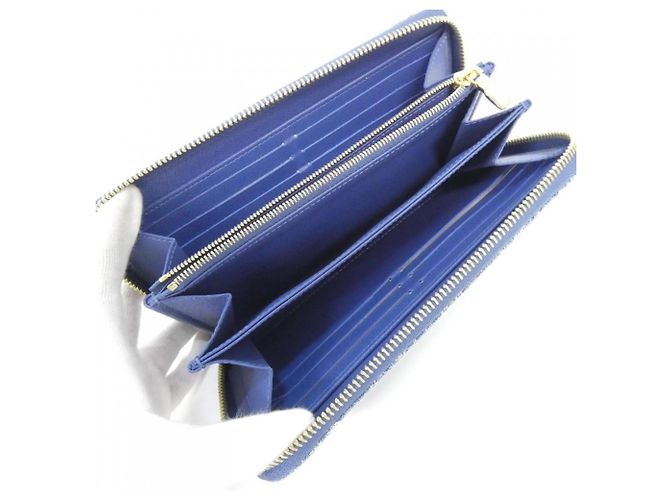 Cartera Louis Vuitton LV Remix Zippy Azul - vista 6